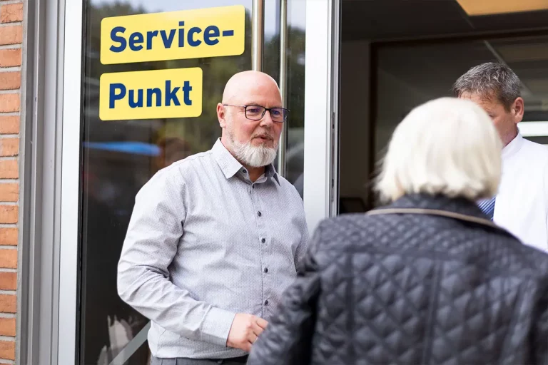 Eingang Service-Punkt am ZOB