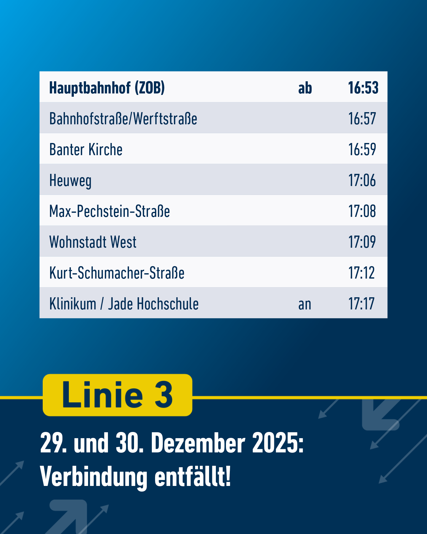 SWWV_Linie3_ausfall_Dezember7